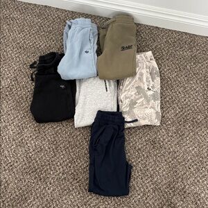 Abercrombie & Fitch Kids Bottoms - Blue, Green, Black, Gray, and Cream